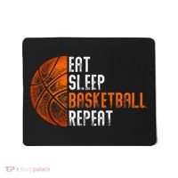Eat Sleep Basketball Repeat Adults Basketball Mousepad thumb 0