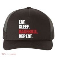 Eat Sleep Baseball Repeat Gift Yupoong Adult 5-Panel Trucker Hat thumb 0