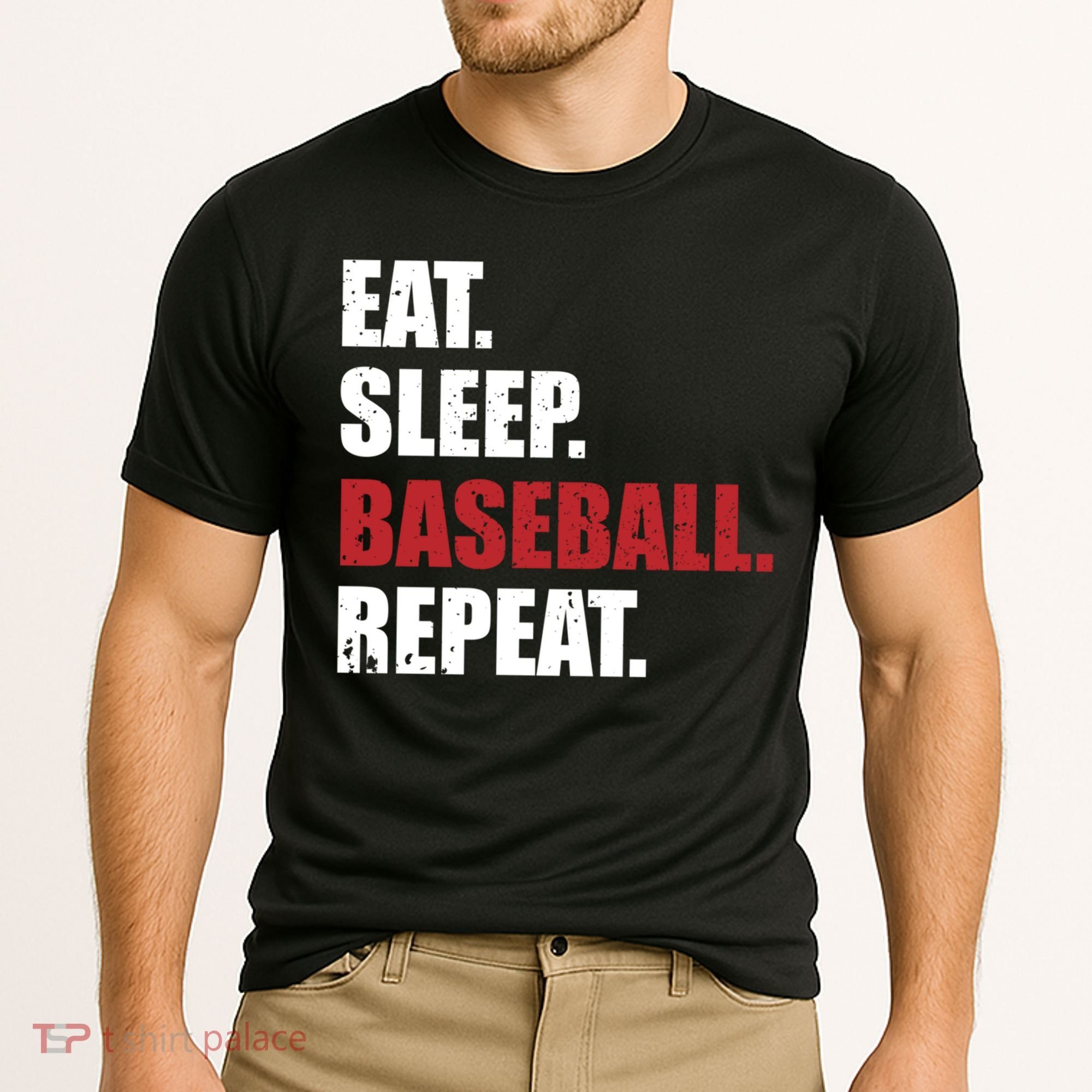 Eat Sleep Baseball Repeat Gift Cooling Performance Crew T-Shirt