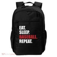 Eat Sleep Baseball Repeat Gift Backpack thumb 0