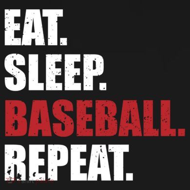 Eat Sleep Baseball Repeat Gift Bucket Hat