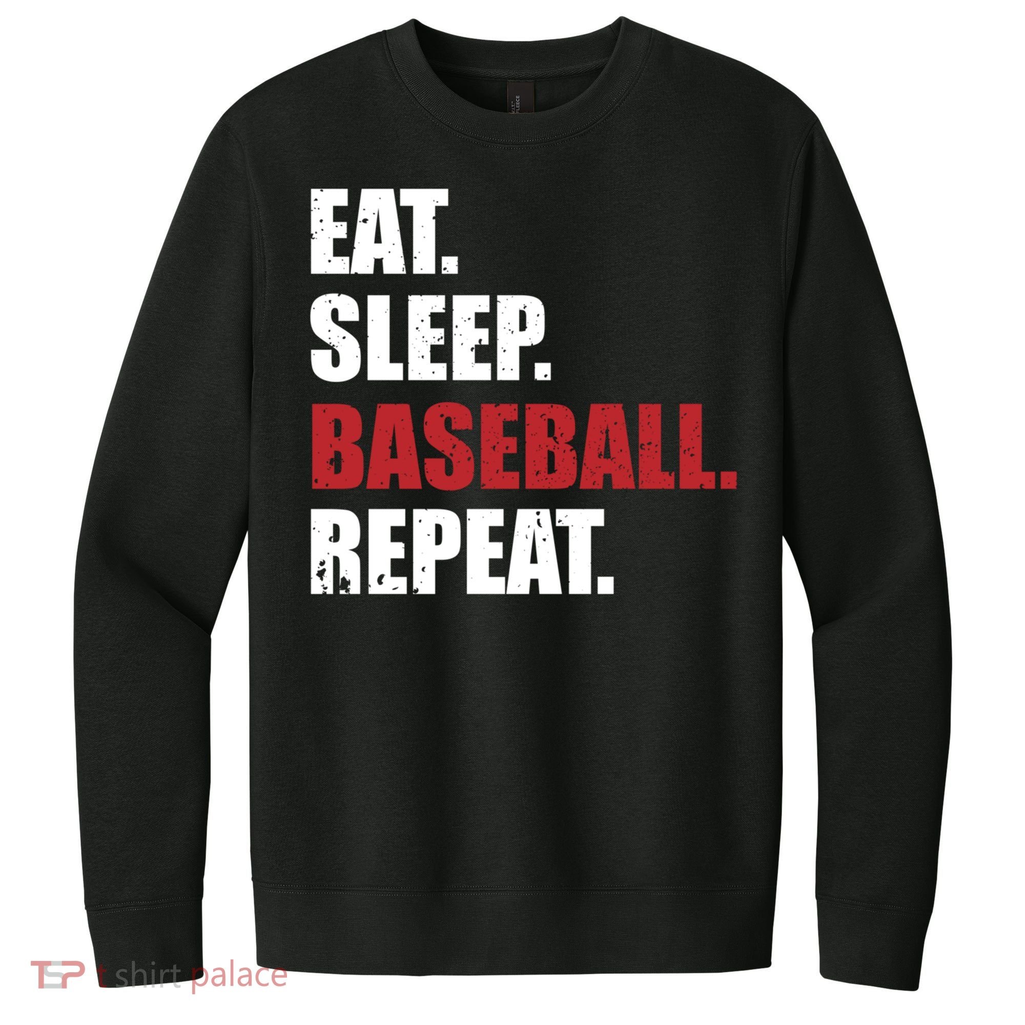Eat Sleep Baseball Repeat Gift V.I.T. Fleece Crew Sweatshirt