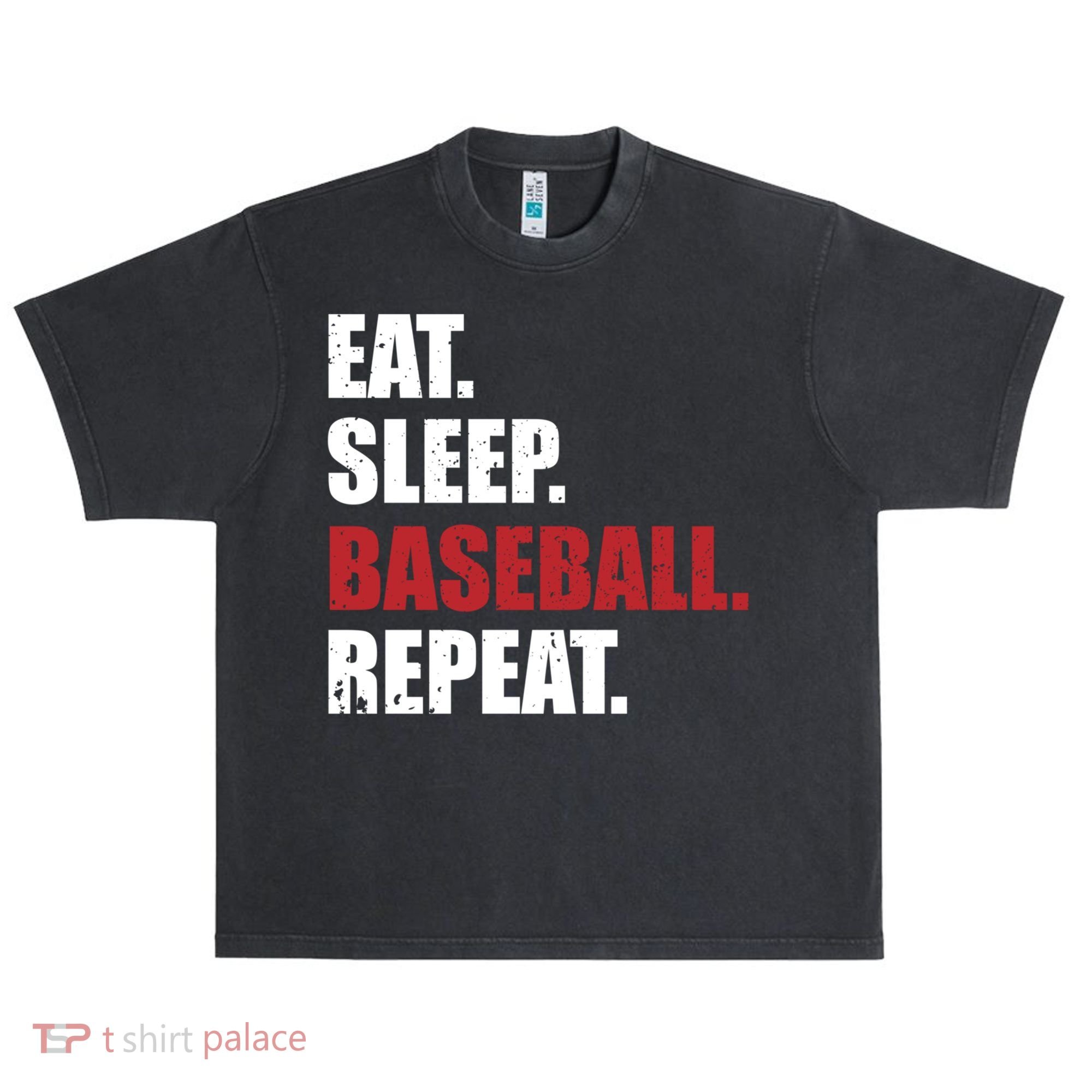 Eat Sleep Baseball Repeat Gift Urban Oversized Heavyweight T-Shirt