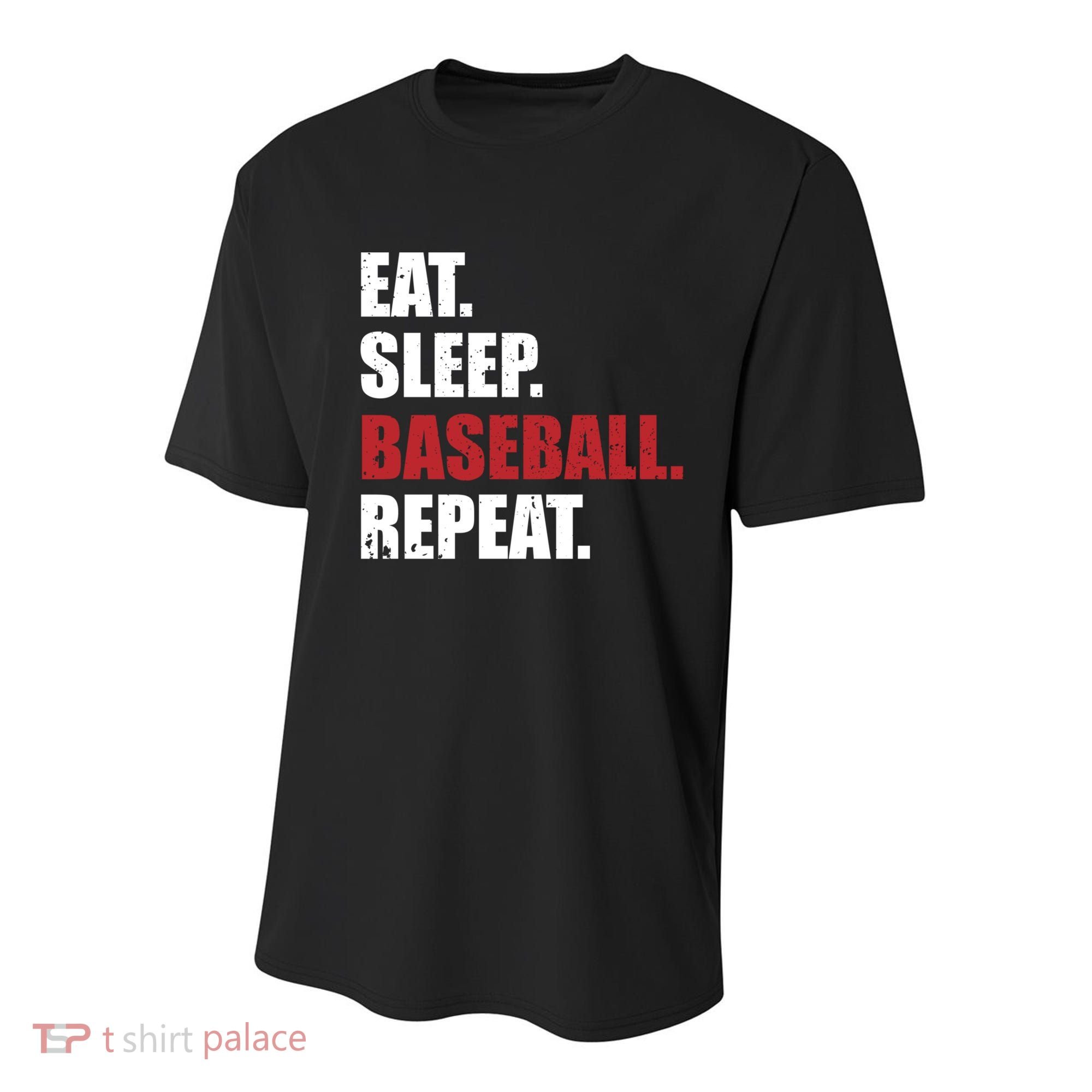 Eat Sleep Baseball Repeat Gift Youth Performance Sprint T-Shirt