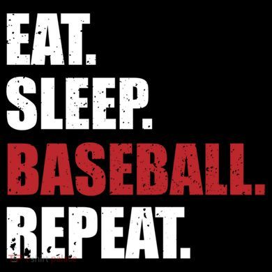 Eat Sleep Baseball Repeat Gift Ornament