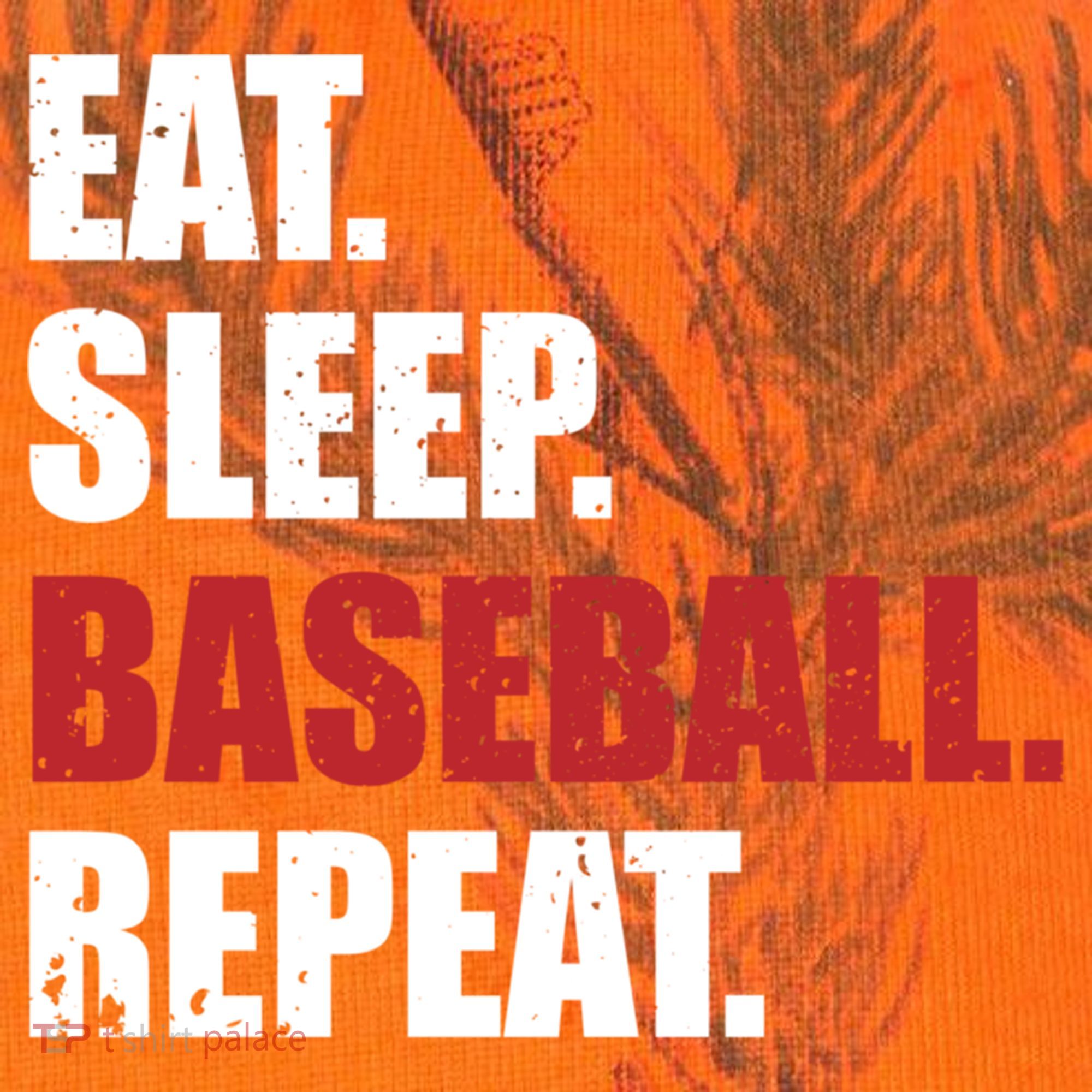 Eat Sleep Baseball Repeat Gift Kati Licensed 12" Camo Cuffed Beanie