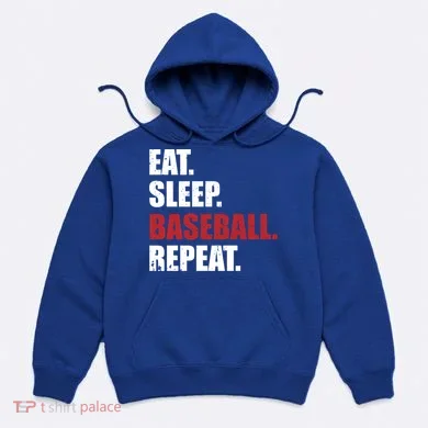 Eat Sleep Baseball Repeat Gift Hoodie