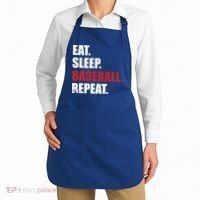 Eat Sleep Baseball Repeat Gift Apron thumb 2