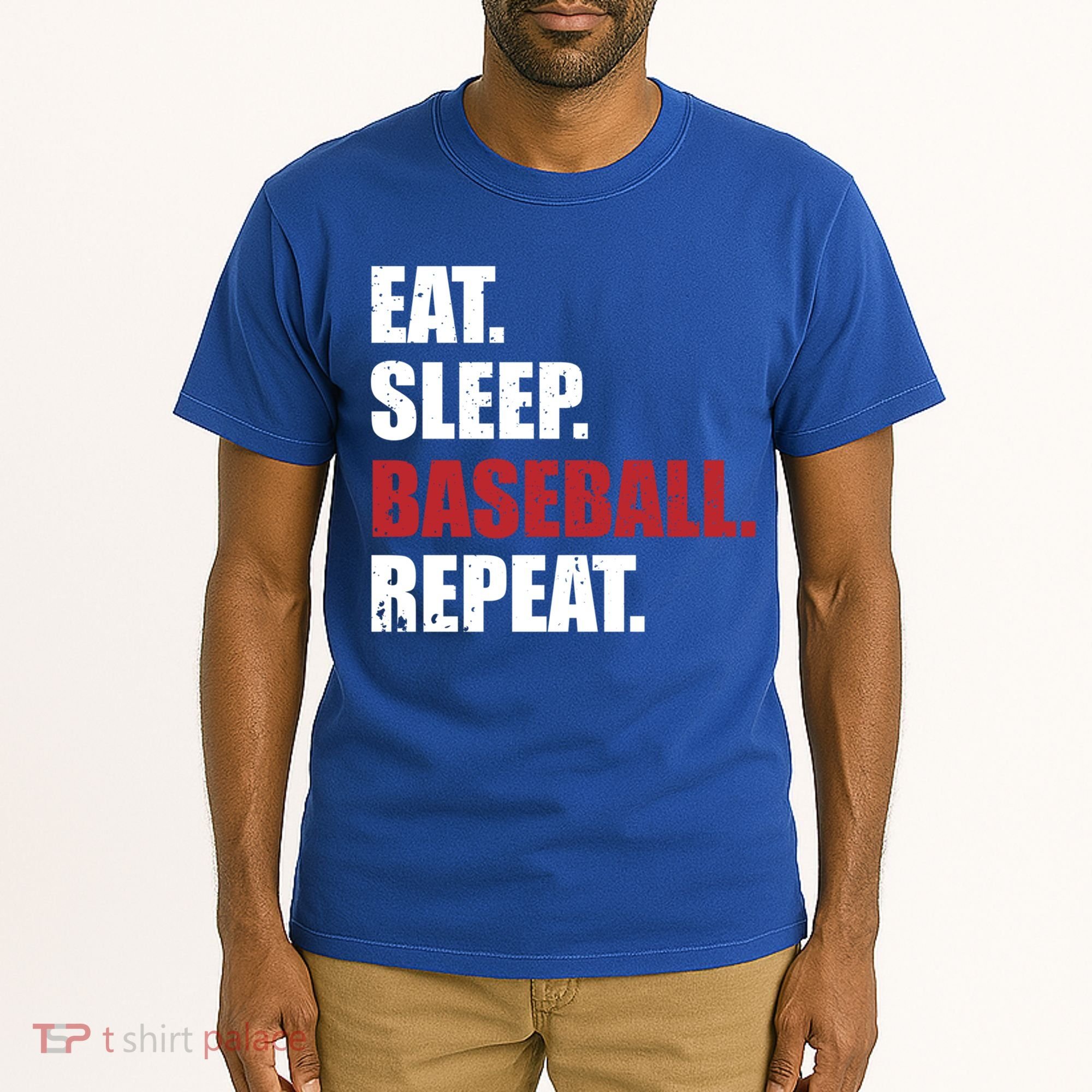 Eat Sleep Baseball Repeat Gift Tall T-Shirt