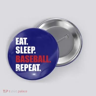 Eat Sleep Baseball Repeat Gift Button