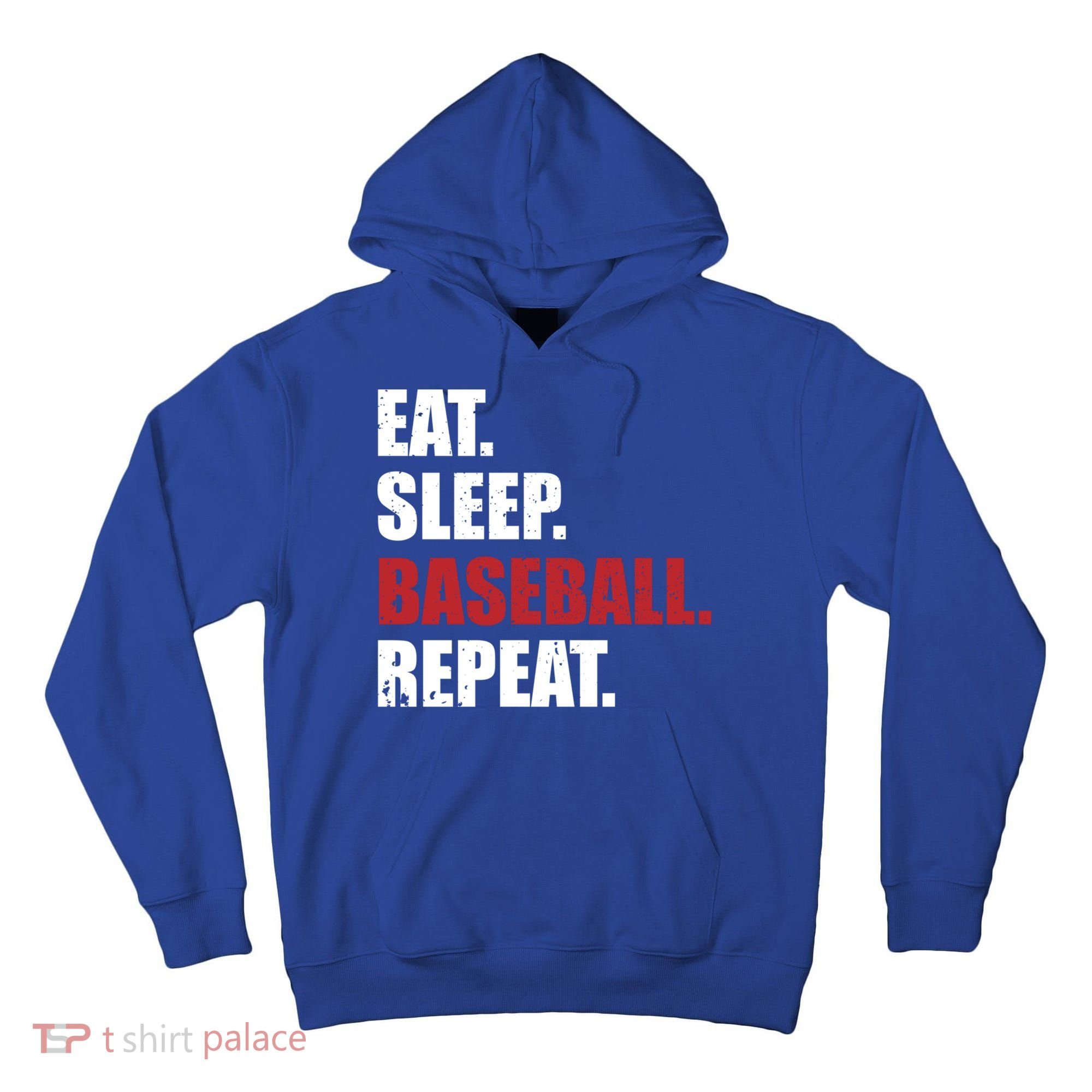 Eat Sleep Baseball Repeat Gift Tall Hoodie