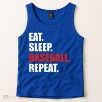 Eat Sleep Baseball Repeat Gift Tank Top thumb 2