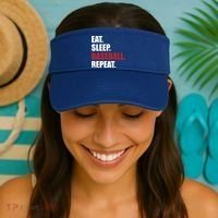 Eat Sleep Baseball Repeat Gift Visor thumb 2