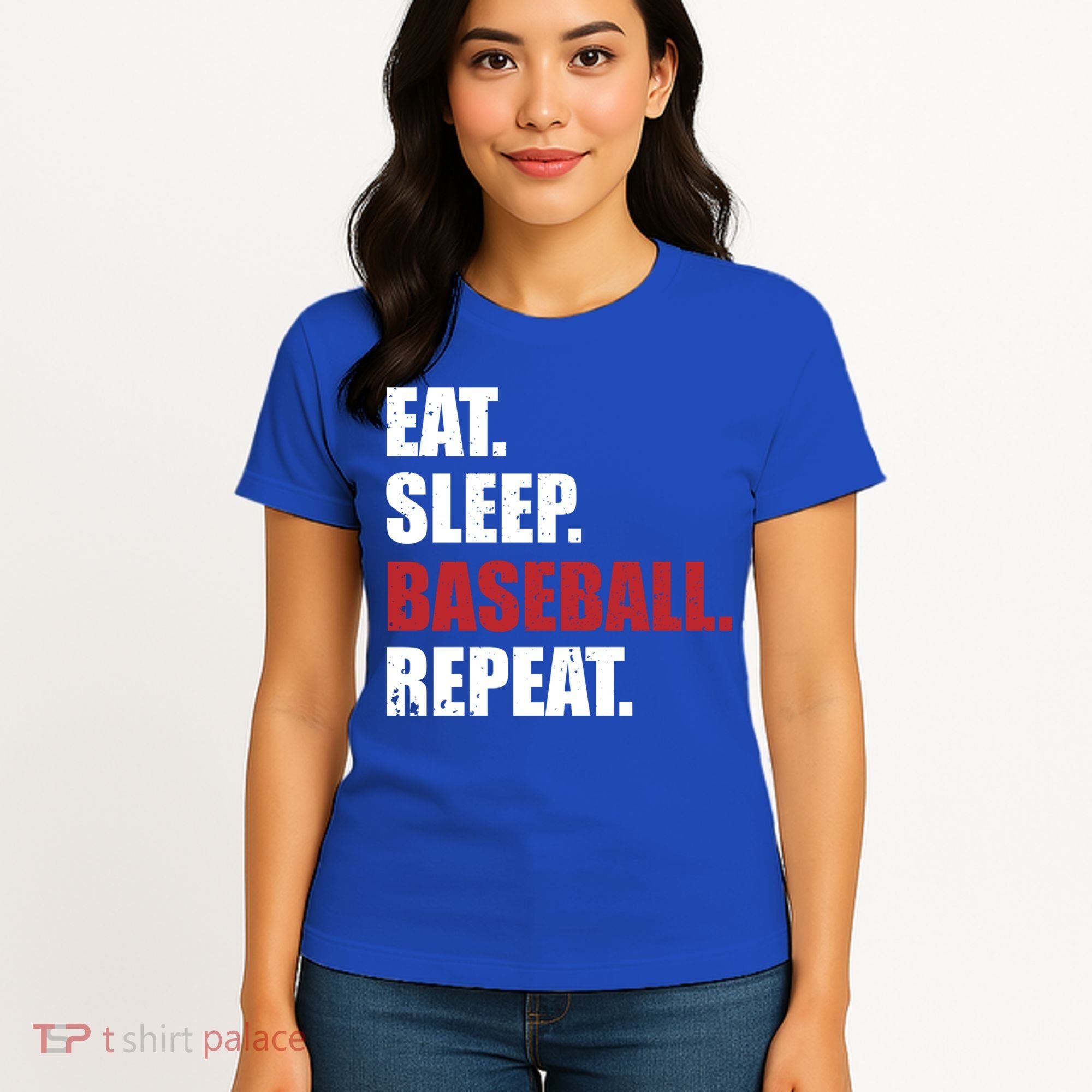 Eat Sleep Baseball Repeat Gift Women's T-Shirt