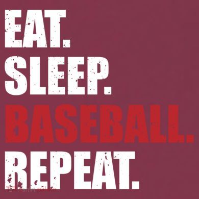Eat Sleep Baseball Repeat Gift 16oz Travel Tumbler