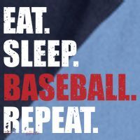 Eat Sleep Baseball Repeat Gift Raglan Baseball Sleeve Shirt thumb 2