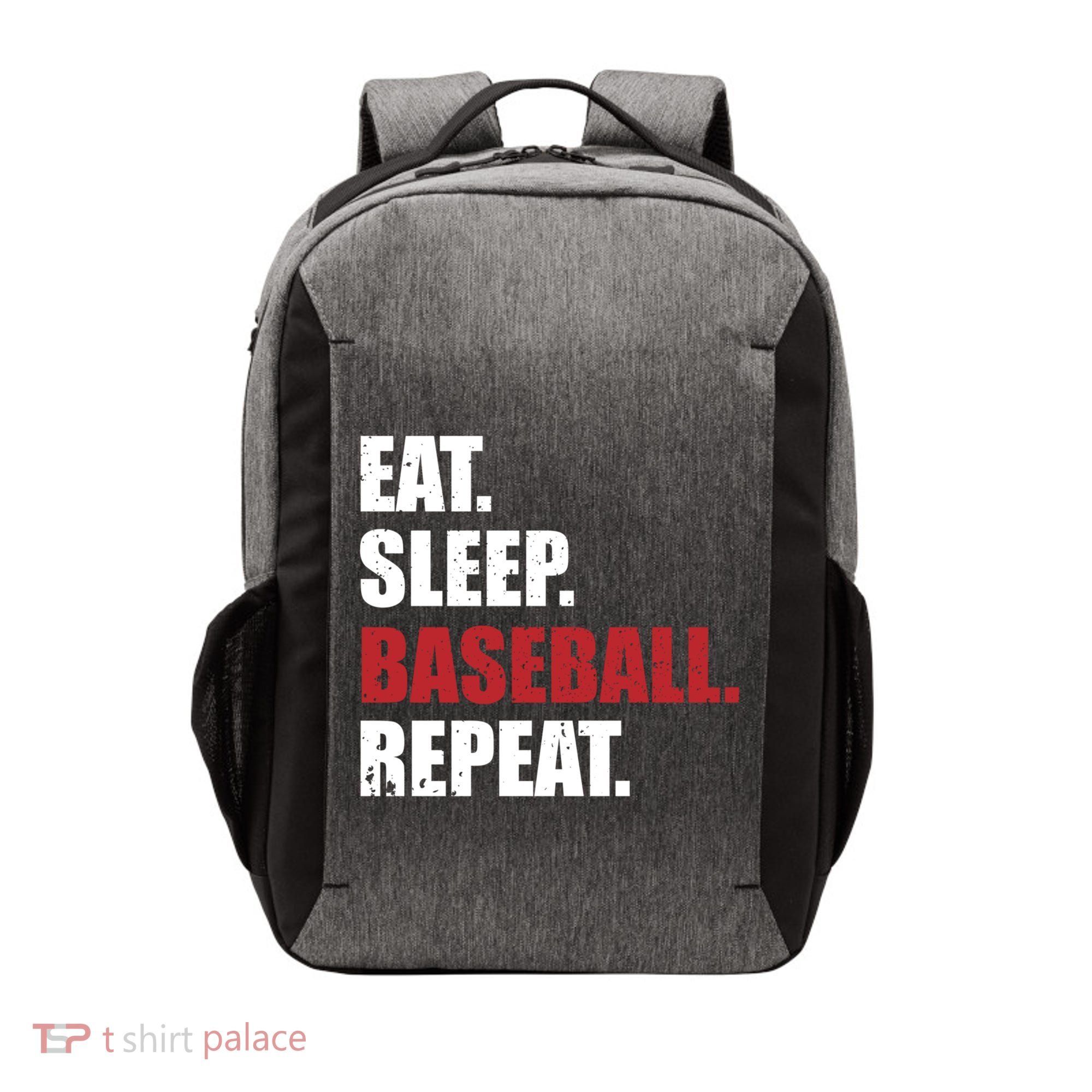 Eat Sleep Baseball Repeat Gift Vector Backpack
