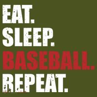 Eat Sleep Baseball Repeat Gift The Baniff Cuffed Pom Beanie thumb 2