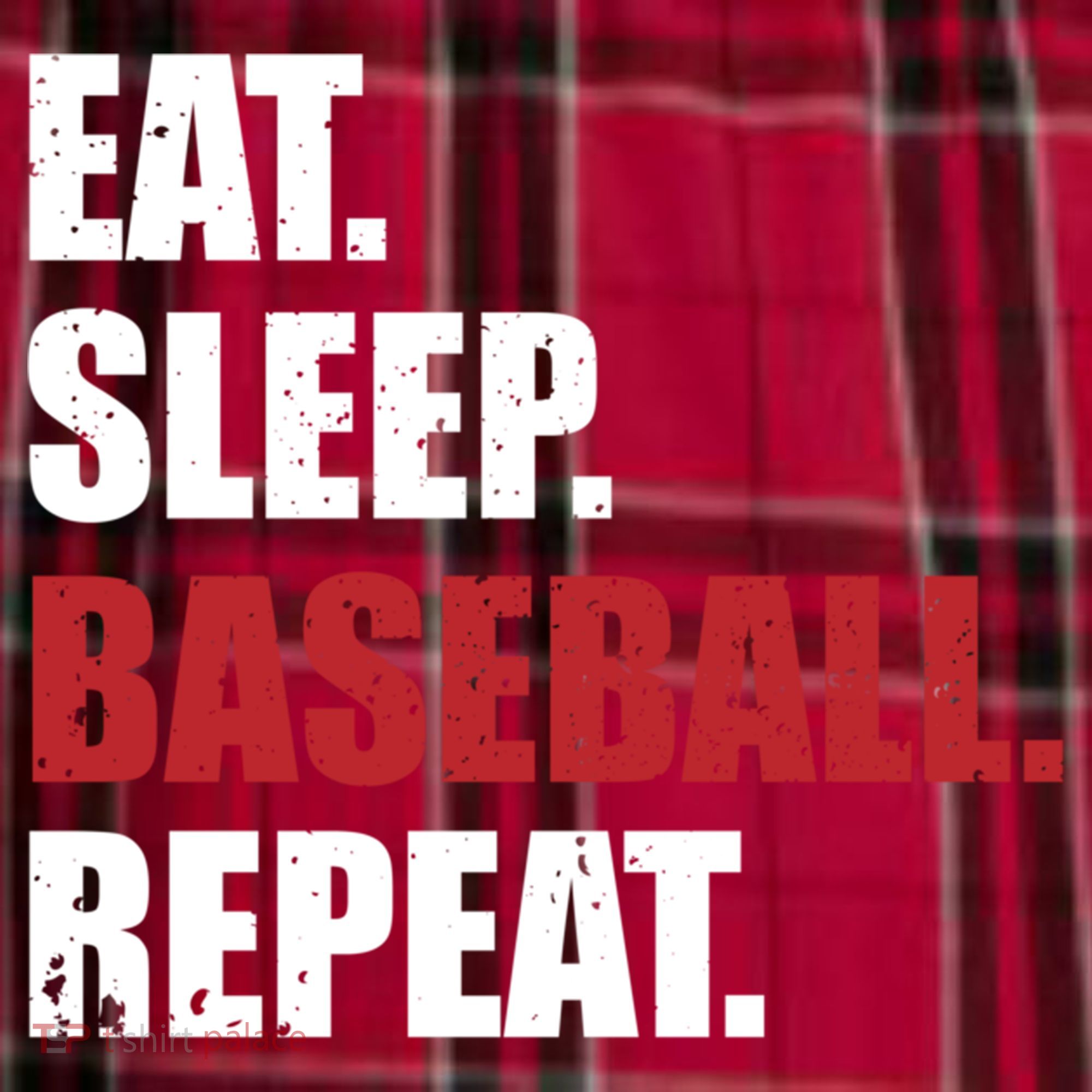 Eat Sleep Baseball Repeat Gift Men's Flannel Plaid Pajama Pants