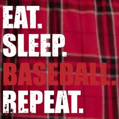 Eat Sleep Baseball Repeat Gift Women's Flannel Plaid Pajama Pants