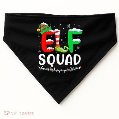 Elf Squad Christmas Festive Holiday USA-Made Doggie Bandana