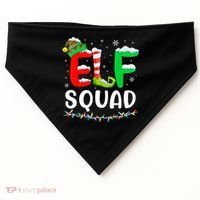 Elf Squad Christmas Festive Holiday USA-Made Doggie Bandana thumb 0