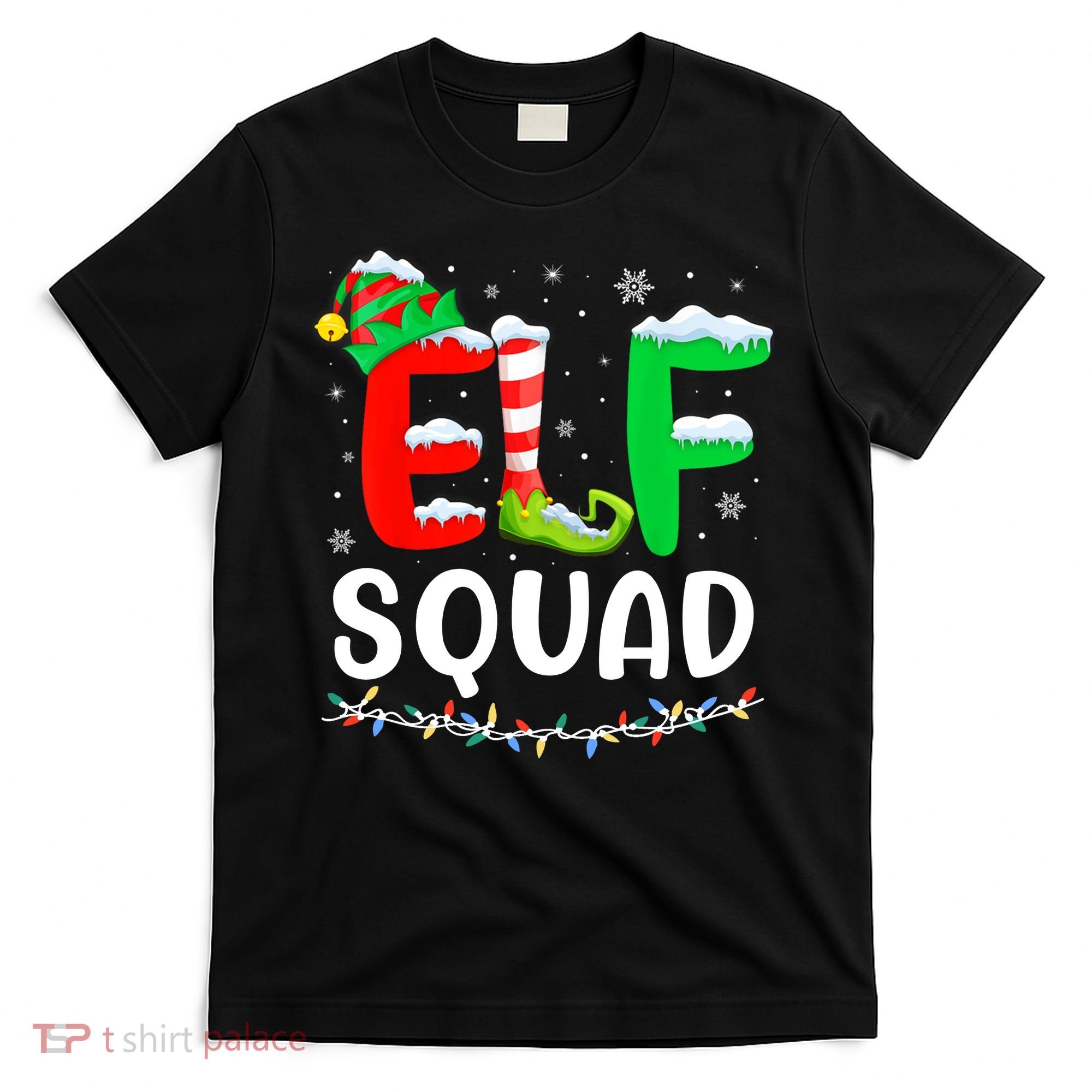 Elf Squad Christmas Festive Holiday T-Shirt