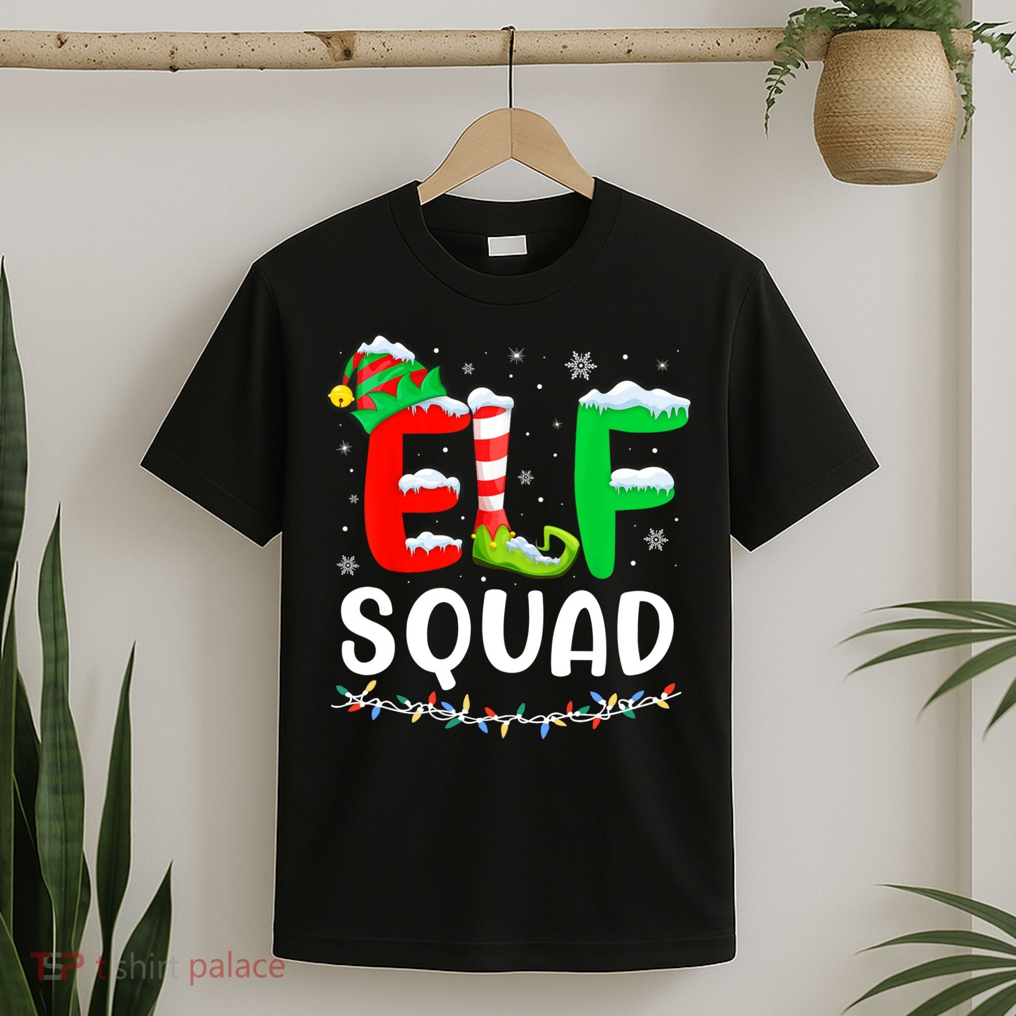 Elf Squad Christmas Festive Holiday T-Shirt