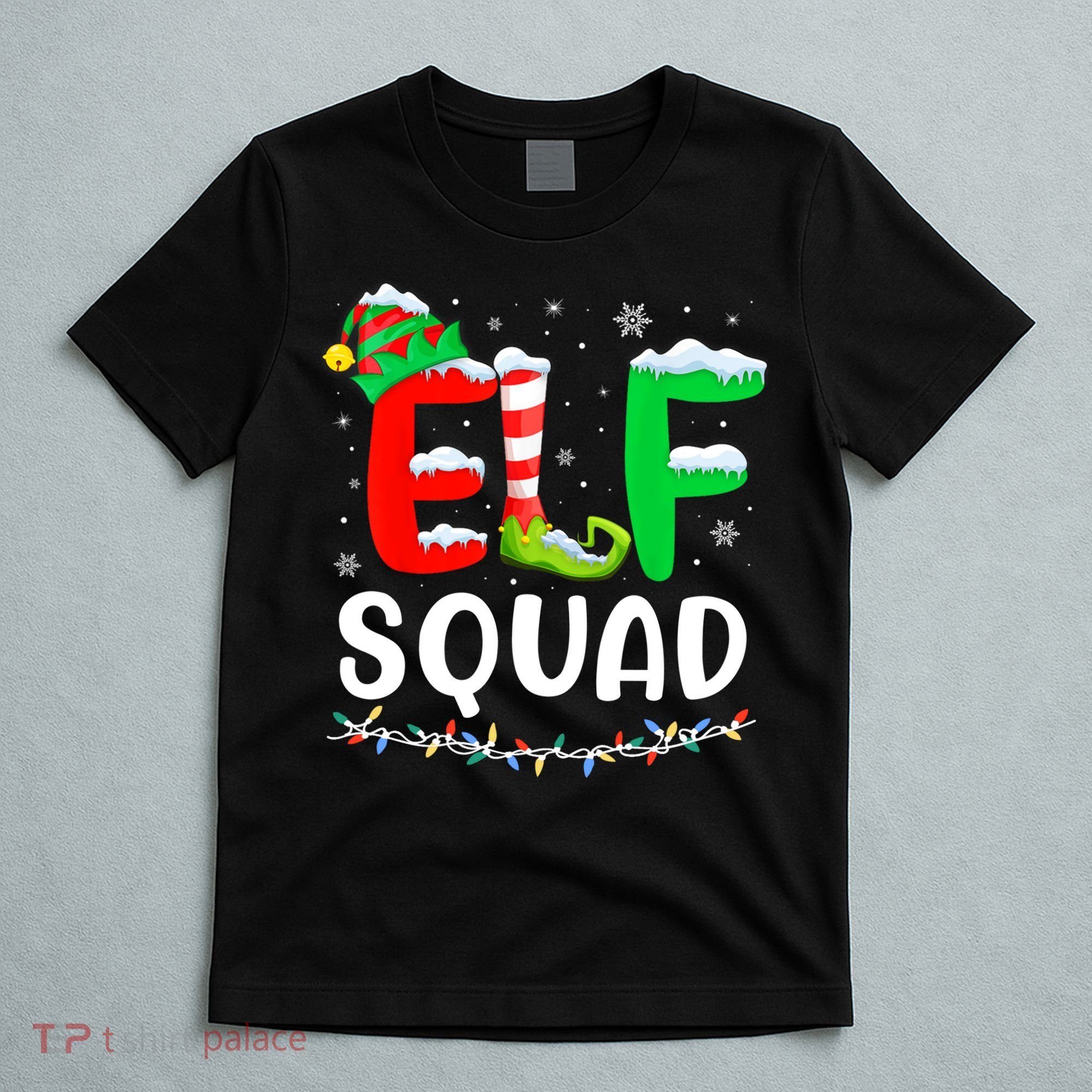 Elf Squad Christmas Festive Holiday T-Shirt