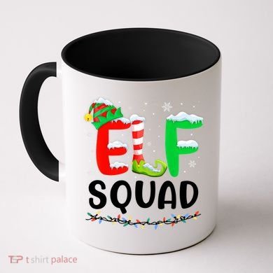 Elf Squad Christmas Festive Holiday Coffee Mug