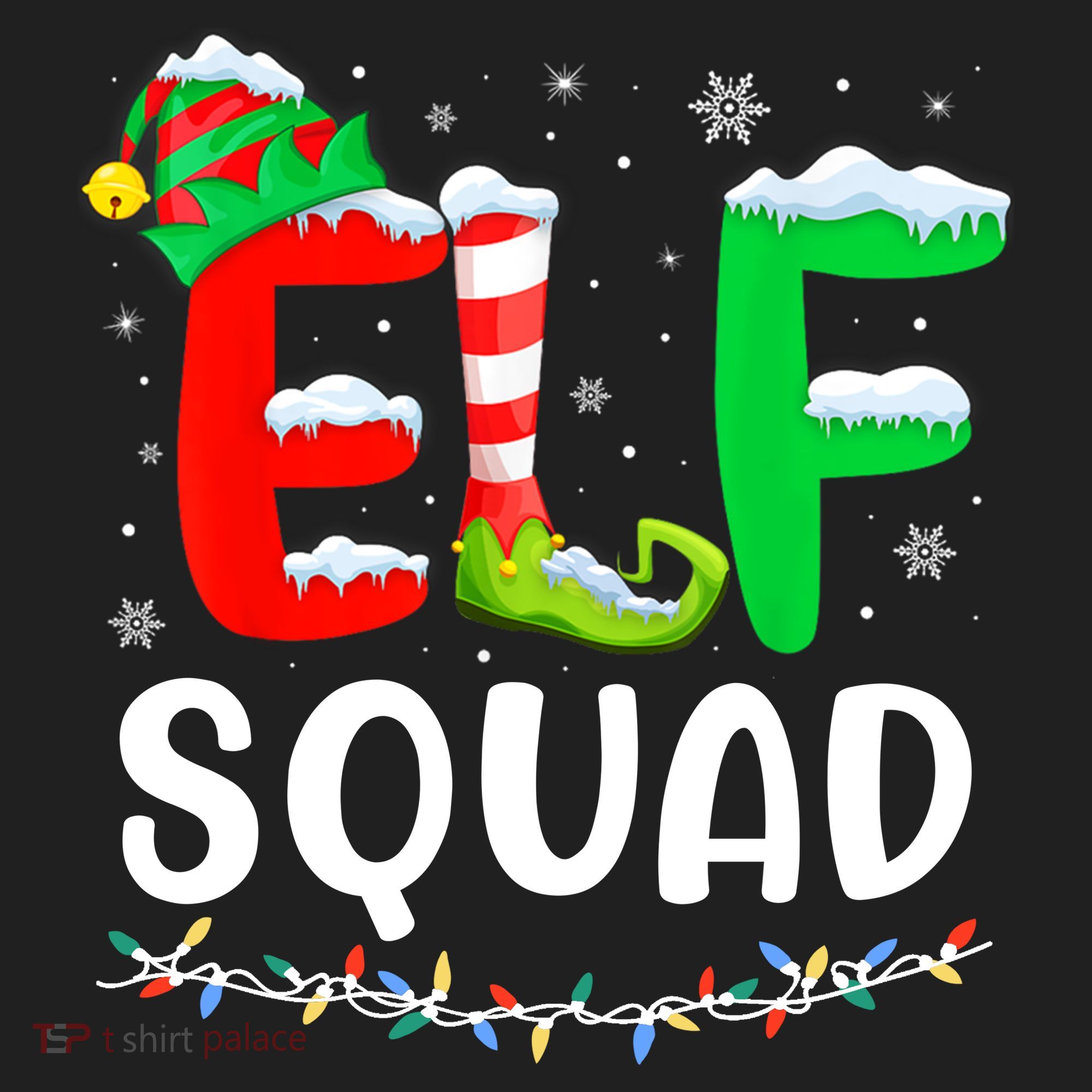 Elf Squad Christmas Festive Holiday Beanie