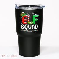 Elf Squad Christmas Festive Holiday Tumbler thumb 0