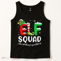 Elf Squad Christmas Festive Holiday Tank Top thumb 2