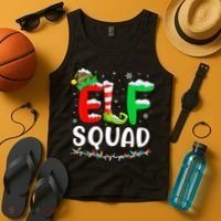 Elf Squad Christmas Festive Holiday Tank Top thumb 4