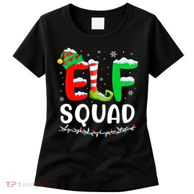 Elf Squad Christmas Festive Holiday Women's T-Shirt