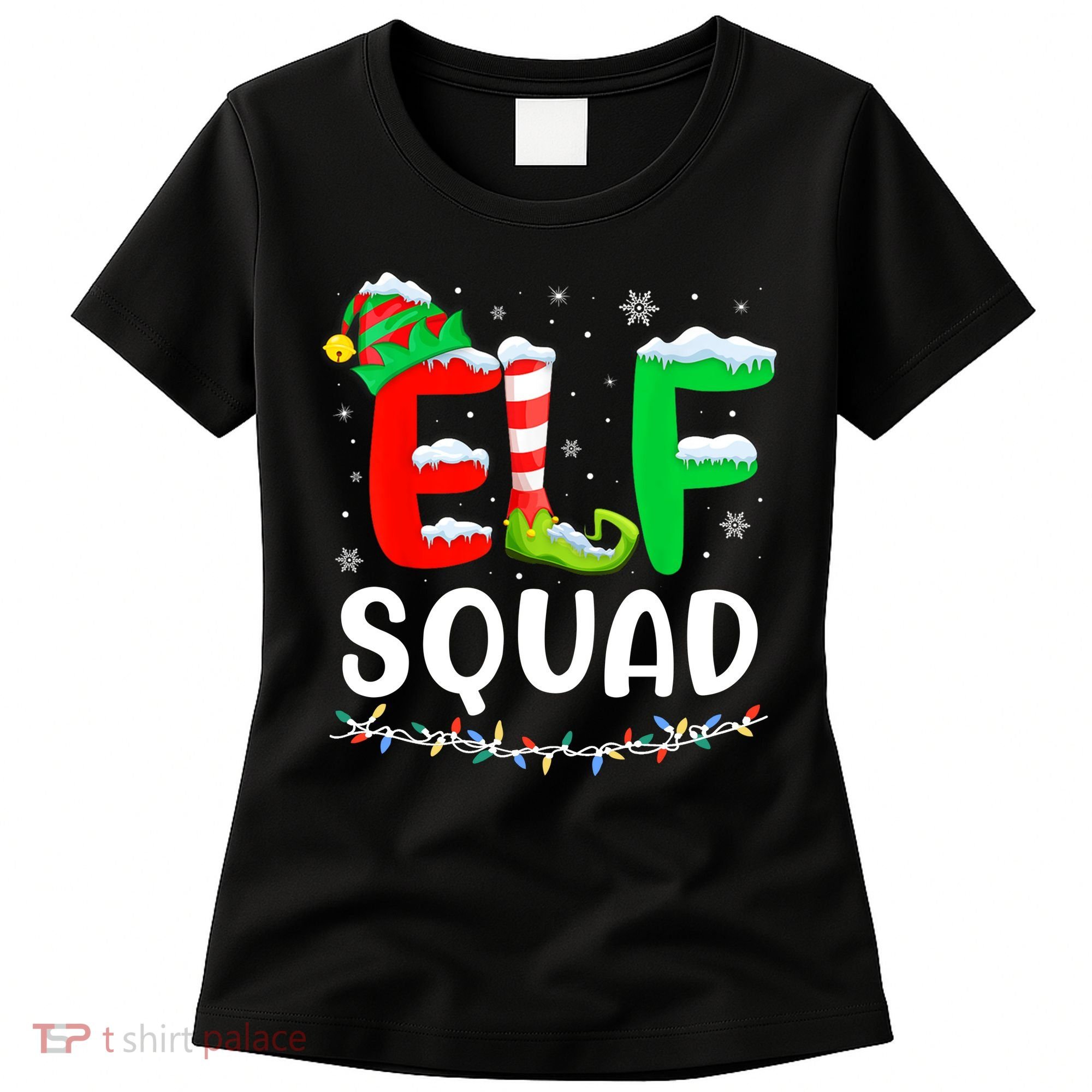 Elf Squad Christmas Festive Holiday Women's T-Shirt