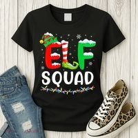 Elf Squad Christmas Festive Holiday Women's T-Shirt thumb 3