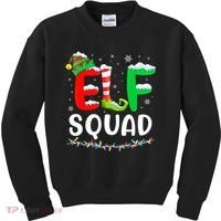 Elf Squad Christmas Festive Holiday Kids Sweatshirt thumb 0