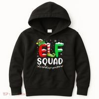 Elf Squad Christmas Festive Holiday Kids Hoodie thumb 0