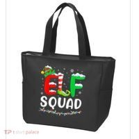 Elf Squad Christmas Festive Holiday Tote Bag thumb 3