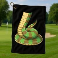 Easy Snake Costume Snake Body Headless Snake Costume Golf Towel thumb 1