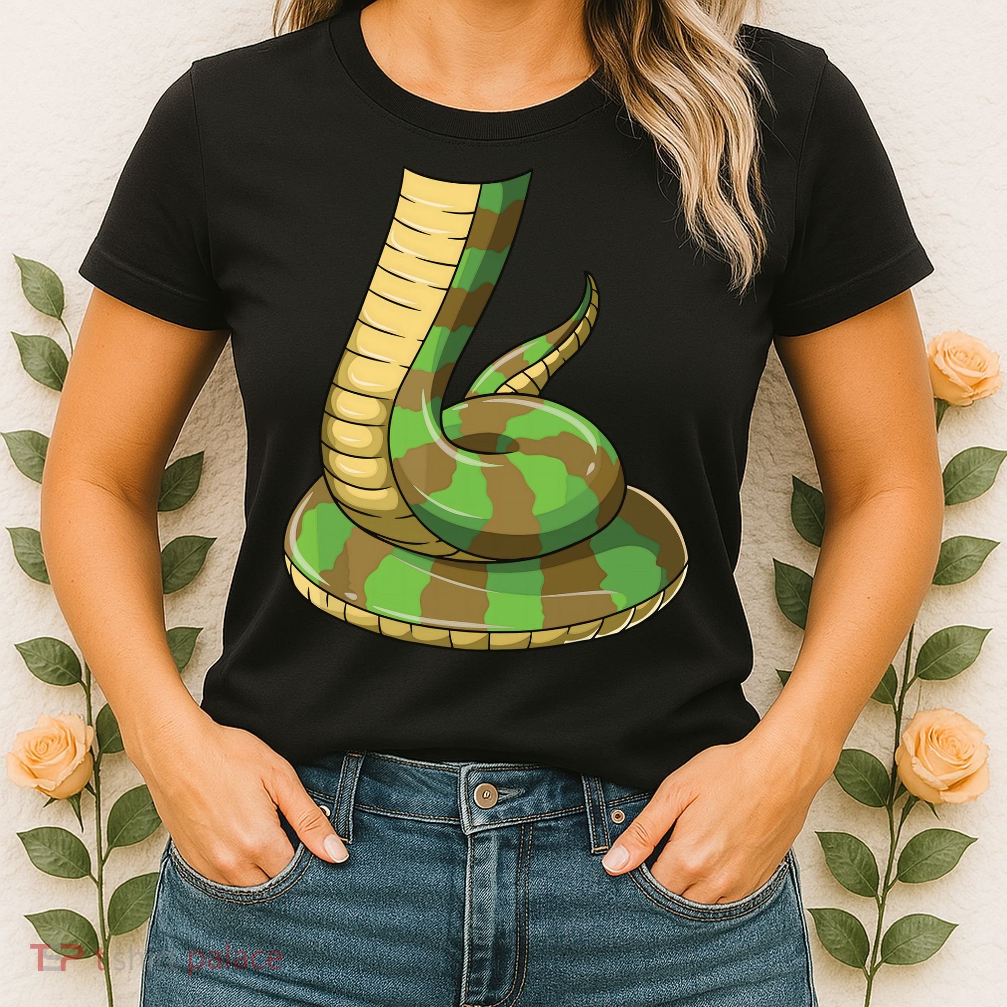 Easy Snake Costume Snake Body Headless Snake Costume Women's T-Shirt