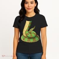 Easy Snake Costume Snake Body Headless Snake Costume Women's T-Shirt thumb 4