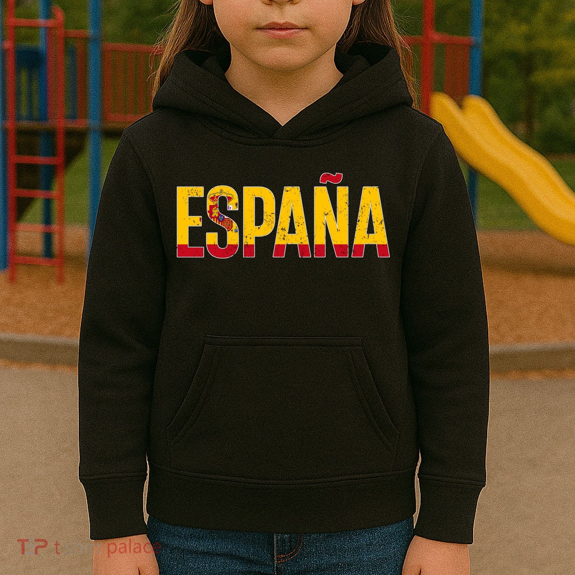 España Spanish Culture Spain Soccer Kids Hoodie