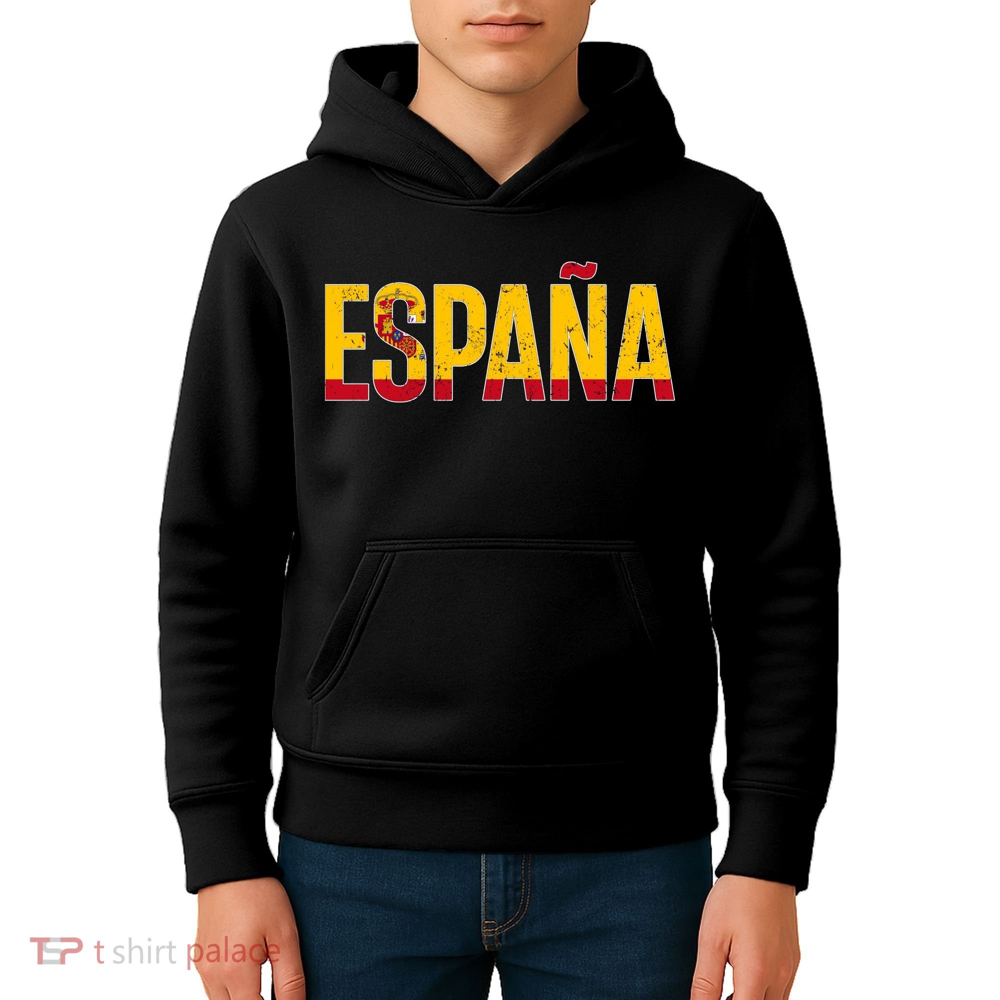 España Spanish Culture Spain Soccer Kids Hoodie