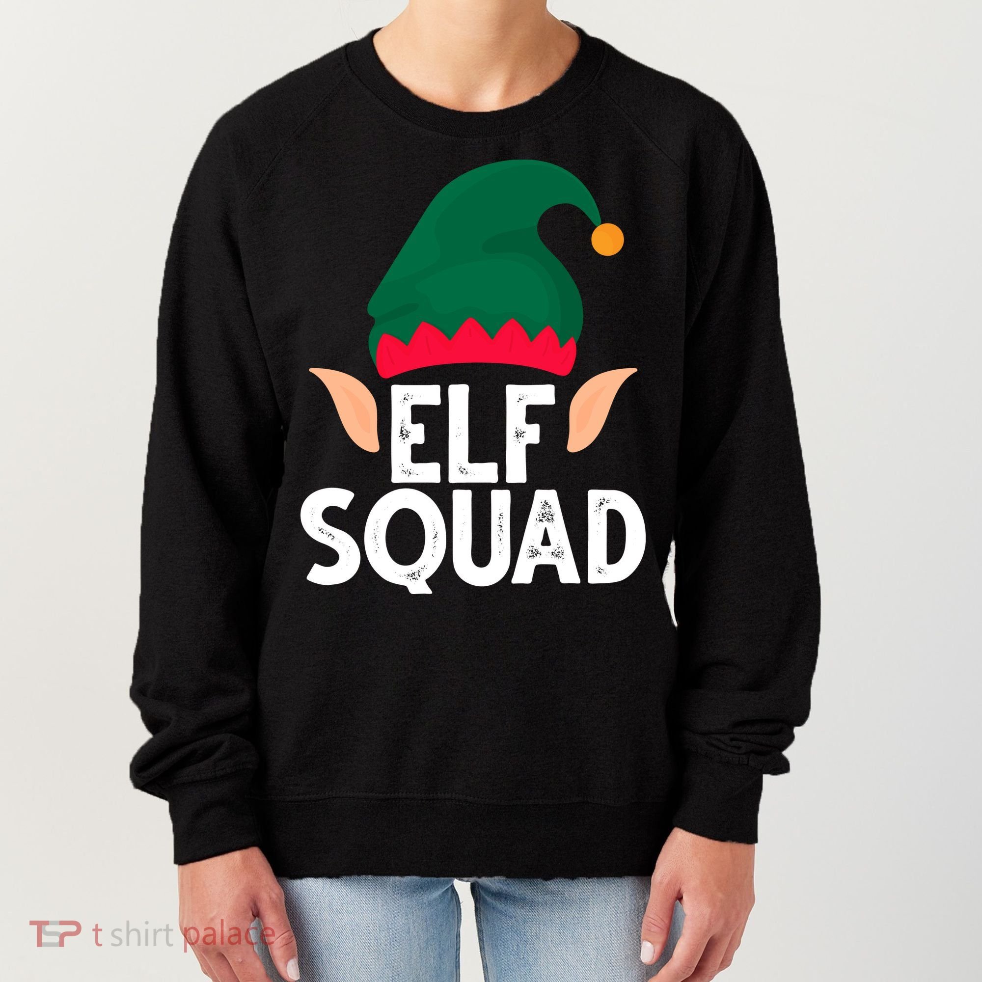 Elf Squad Christmas Holiday Cute Women's Sweatshirt