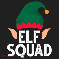 Elf Squad Christmas Holiday Cute Women's Sweatshirt thumb 2