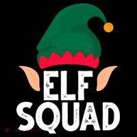 Elf Squad Christmas Holiday Cute Coaster thumb 2