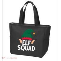 Elf Squad Christmas Holiday Cute Tote Bag thumb 3
