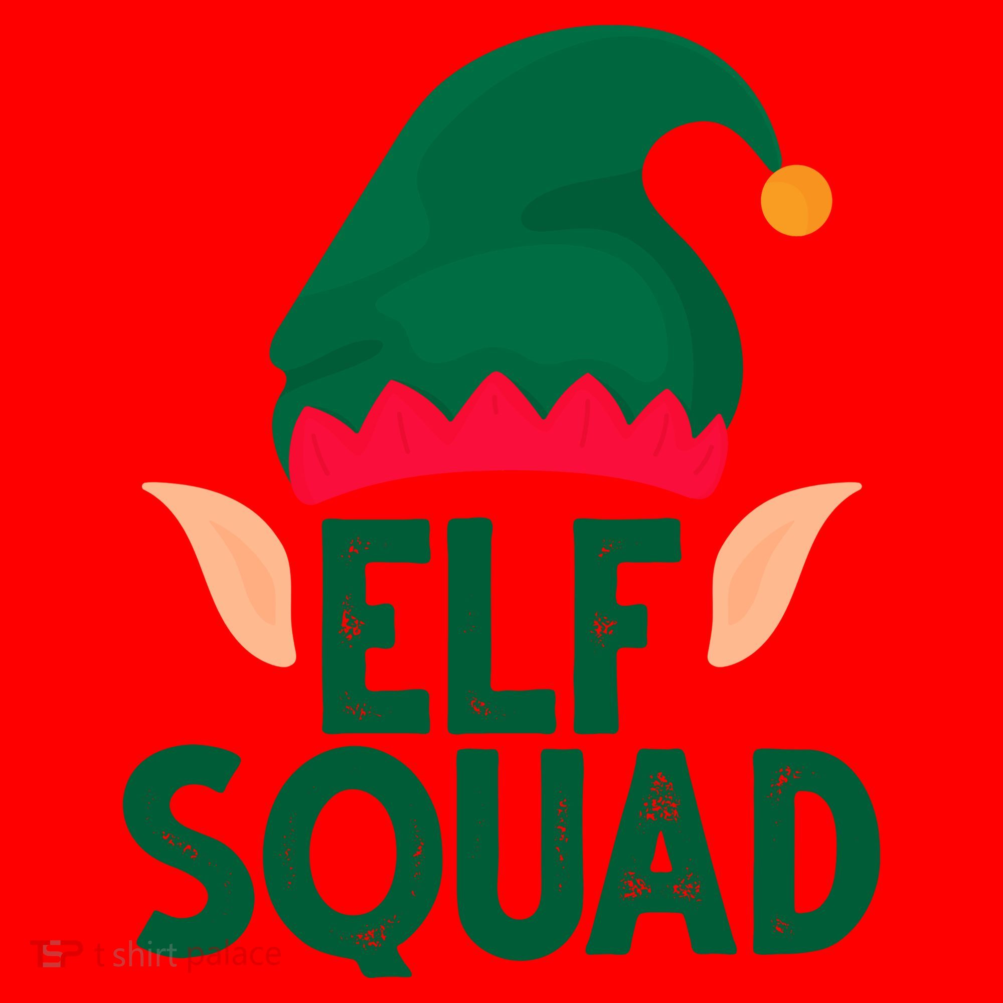 Elf Squad Christmas Holiday Cute Santa Hat